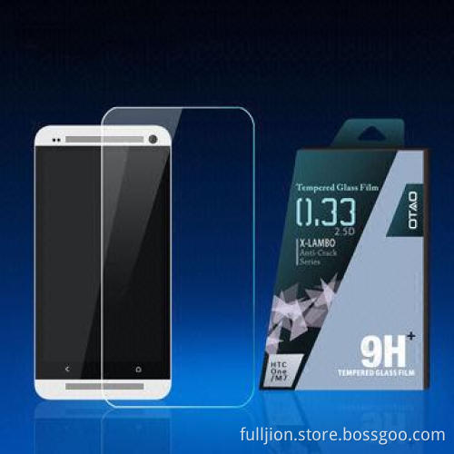 Practical 0.3mm Curved Glass Screen Film for HTC One